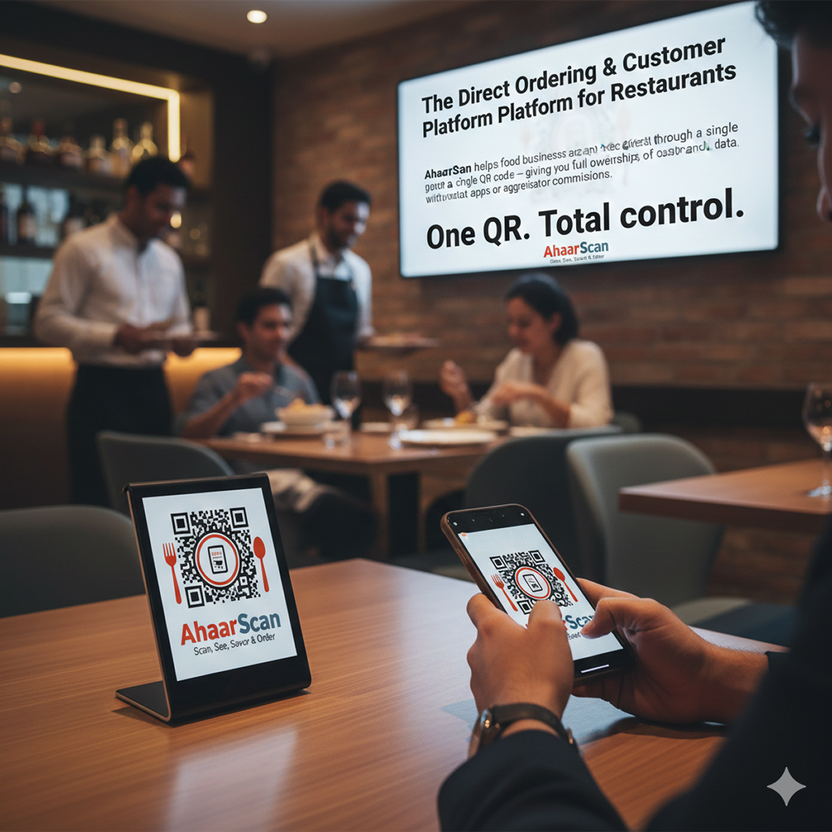 AhaarScan QR ordering